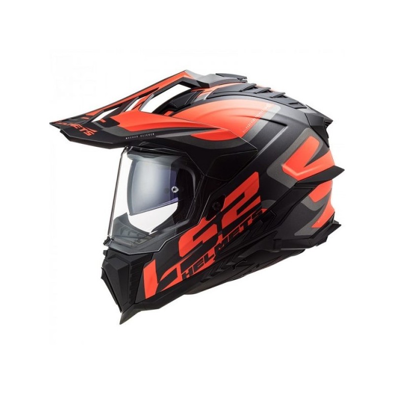 LS2 MX-701 ALTER EXPLORER BLACK/ORANGE