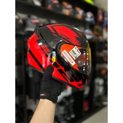 LS2 FF-352 ROOKIE EVO CHROMA BLK/RED