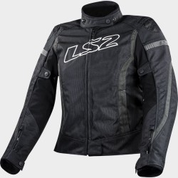 CAMPERA LS2 GATE LADY BLACK DARK