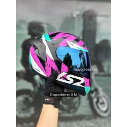 LS2 FF-352 ROOKIE EVO WOLVES FUCHSIA