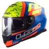 CASCOS integral LS2 FF-800 salvador replica blue