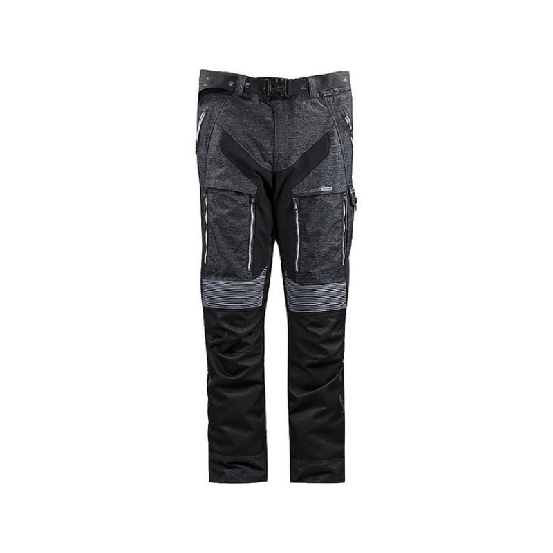 PANTALON LS2 NEVADA BLACK HI-VI YELLOW 4 estaciones