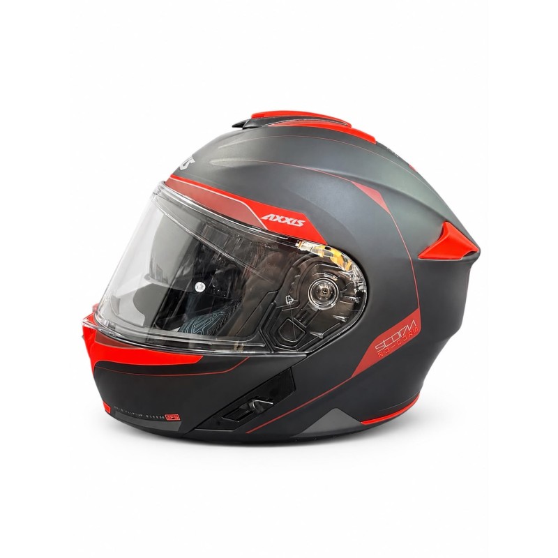 CASCOS REBATIBLE AXXIS STORM s sv genuine b5 red matt
