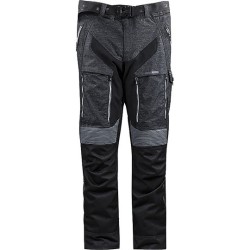 PANTALON LS2 NEVADA BLACK HI-VI YELLOW  4 ESTACIONES